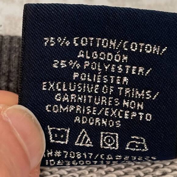 Victoria's Secret PINK Round Neck 3/4 Sleeve Gray Sweatshirt, Dog / PINK logo, M - Picture 9 of 12